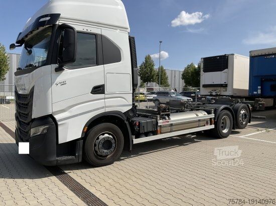 Φορτηγό εναλλασσόμενου αμαξώματος IVECO S-WAY 460 LNG RETARDER MULTI WECHSLER, MIETKAUF MöGL.