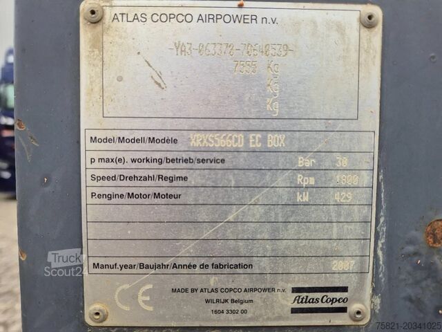 Компрессор Atlas Copco XRXS 566 CD 30 BAR