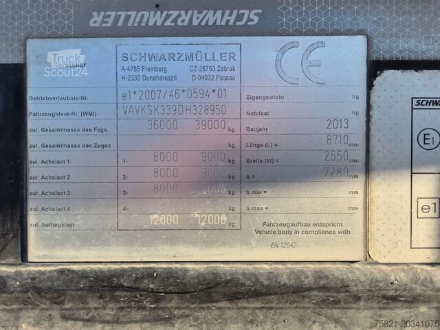 Ribaltabile Schwarzmüller TGS 18.460 SPA 3/E + MAN TGS 18.460 4x4 also co...