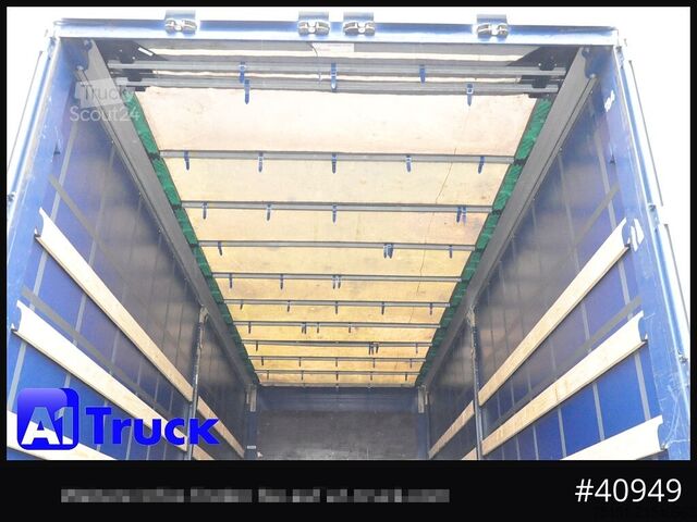 Swap body with flatbed & tarp KRONE Wechselbrücke 7,45, Code XL, Bordwand, neue Plane