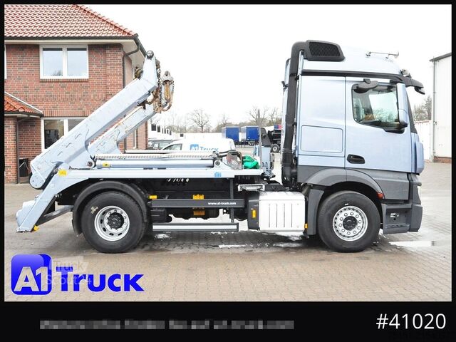 Skip truck MERCEDES-BENZ Actros 1848, BL  Meiller AK12T, Funk,