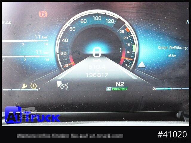 Skip truck MERCEDES-BENZ Actros 1848, BL  Meiller AK12T, Funk,