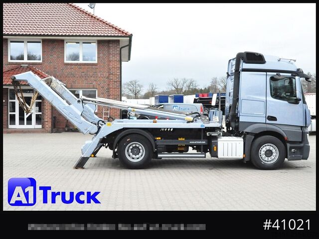 Skip truck MERCEDES-BENZ Actros 1848,  Meiller AK12T Funk Retarder Standklima