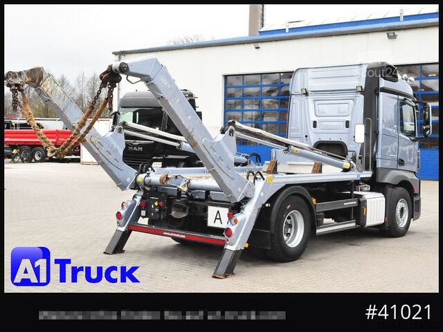 Skip truck MERCEDES-BENZ Actros 1848,  Meiller AK12T Funk Retarder Standklima