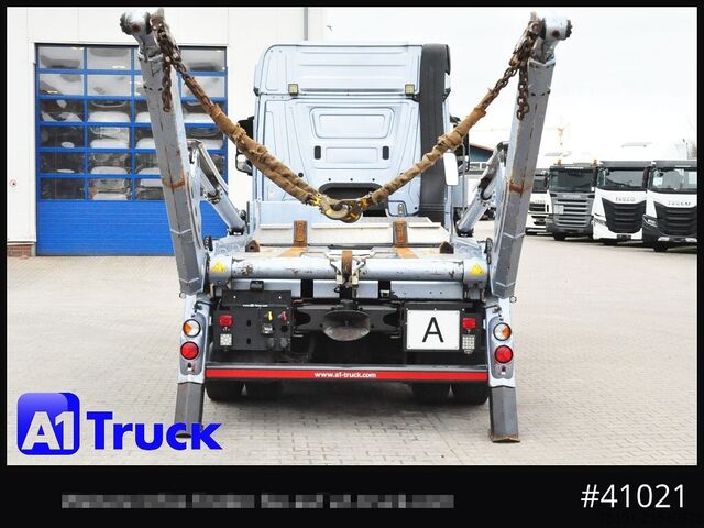 Skip truck MERCEDES-BENZ Actros 1848,  Meiller AK12T Funk Retarder Standklima