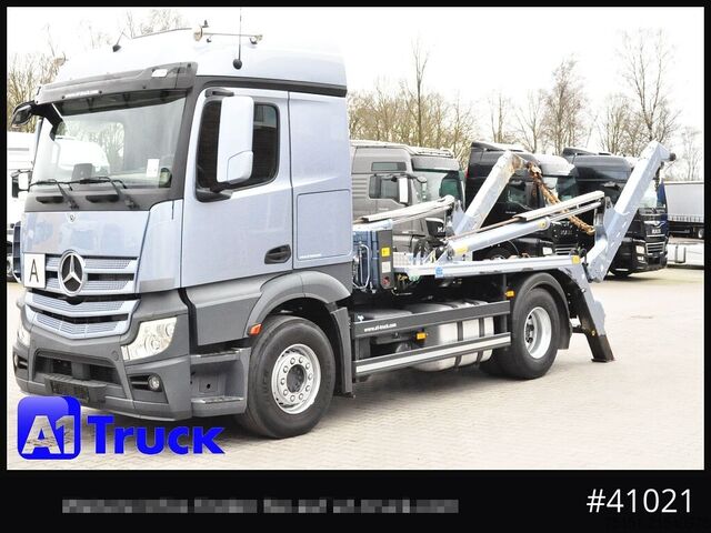 Skip truck MERCEDES-BENZ Actros 1848,  Meiller AK12T Funk Retarder Standklima