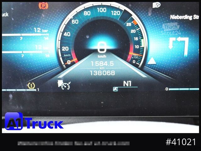 Skip truck MERCEDES-BENZ Actros 1848,  Meiller AK12T Funk Retarder Standklima