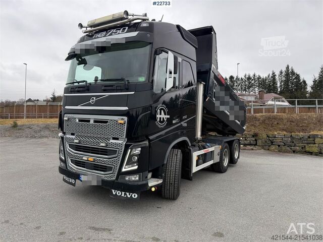 Tipper Volvo FH16 750 6x4 combo truck with hydraulics