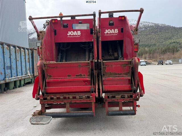 Garbage truck Volvo FM370 6x2 pusher with 2 chamber refuse truck with