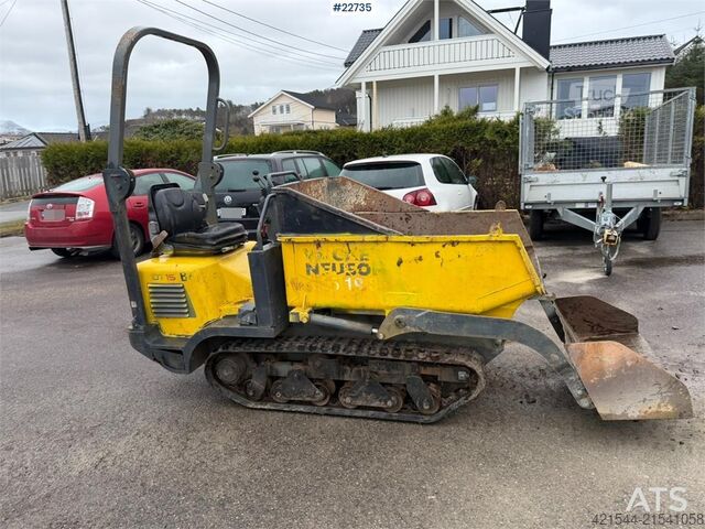 Kiepwagen Wacker Neuson DT15 self-loading tracked dumper