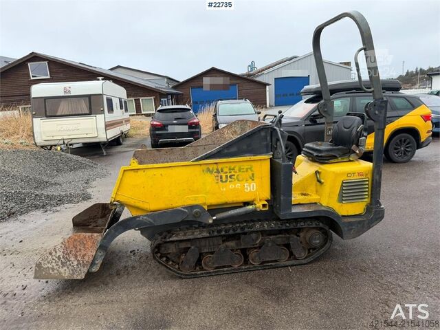Kiepwagen Wacker Neuson DT15 self-loading tracked dumper