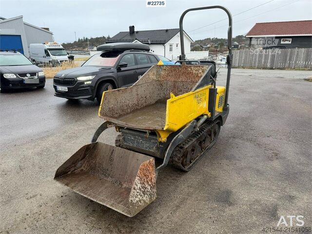 Kiepwagen Wacker Neuson DT15 self-loading tracked dumper