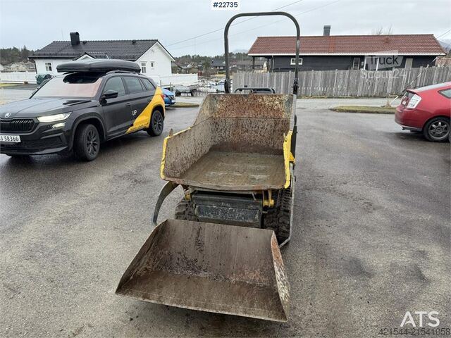 Kiepwagen Wacker Neuson DT15 self-loading tracked dumper