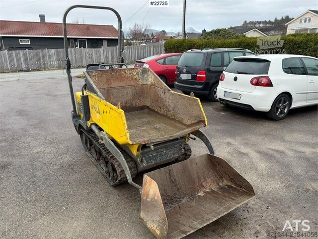 Kiepwagen Wacker Neuson DT15 self-loading tracked dumper