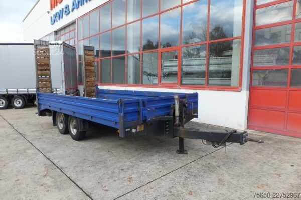 Низкорамный прицеп Humbaur HBT10  Tandemtieflader