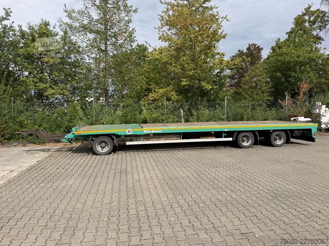 Remolque de plataforma baja Müller-Mitteltal TP 24,0  3 Achs Jumbo Prischen 9,40 m, Wenig Benutzt
