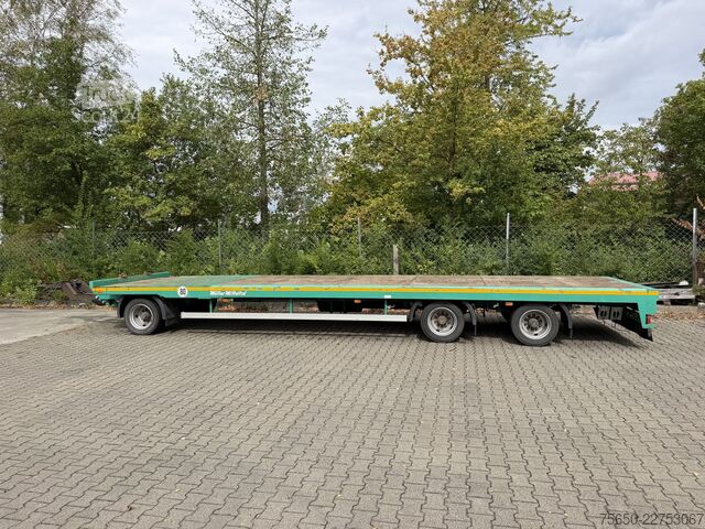 Remolque de plataforma baja Müller-Mitteltal TP 24,0  3 Achs Jumbo Prischen 9,40 m, Wenig Benutzt