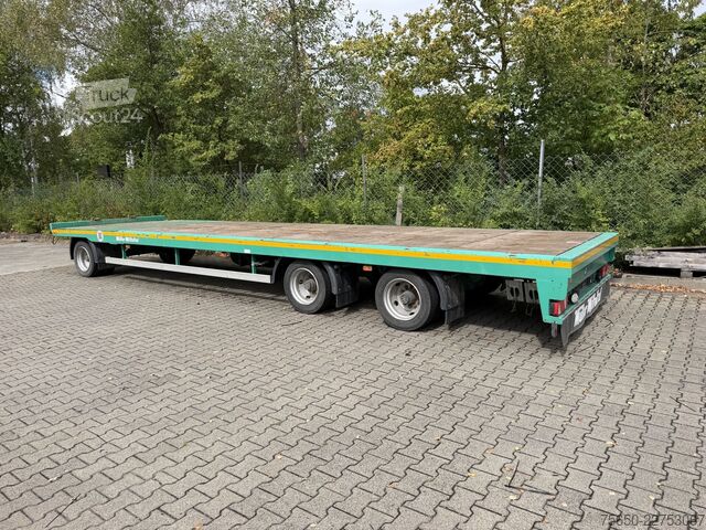 Remolque de plataforma baja Müller-Mitteltal TP 24,0  3 Achs Jumbo Prischen 9,40 m, Wenig Benutzt