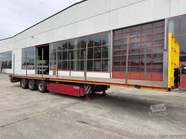 Reboque de plataforma rebaixada  t3  3 Achs Satteltieflader Mega