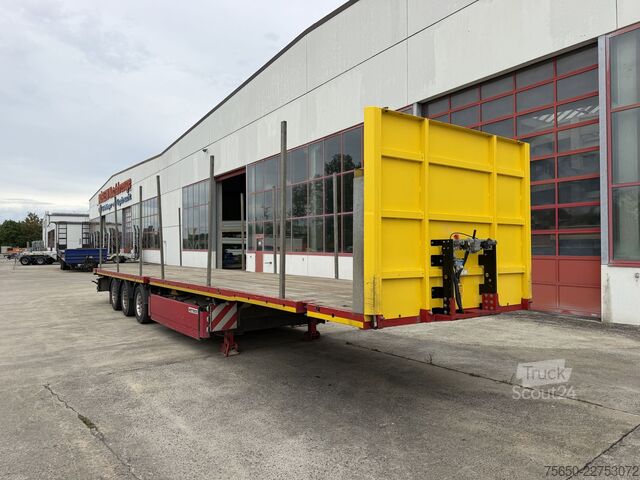 Reboque de plataforma rebaixada  t3  3 Achs Satteltieflader Mega
