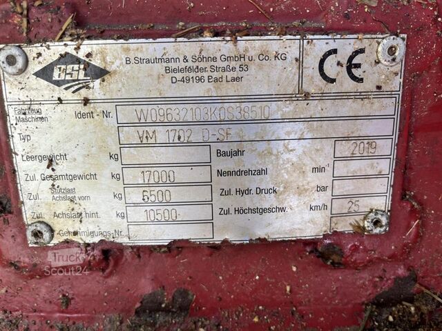 Fodringsteknik & utfodringsteknik Strautmann Verti-Mix 1702 D-SF