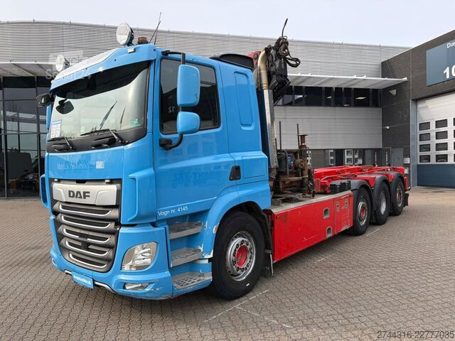 Roll-off-kippi kuorma-auto DAF CF520 8x2-6