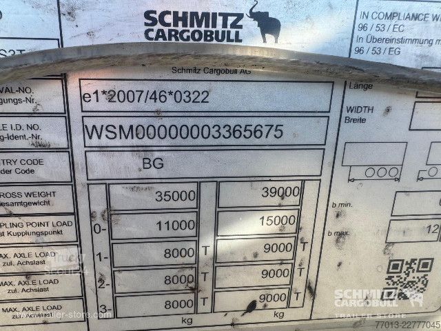 Semi-remorque bâchée Schmitz Cargobull Curtainsider Standard