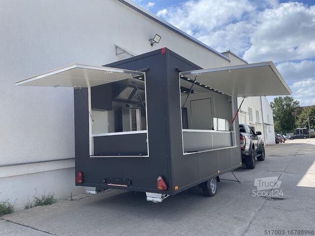 Remolque de venta Verlaufsanhänger Imbissanhänger, Grillwagen, Imbisswagen