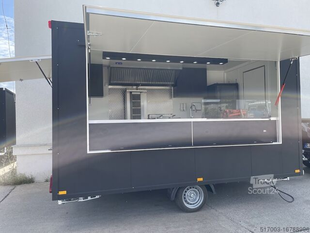 Remolque de venta Verlaufsanhänger Imbissanhänger, Grillwagen, Imbisswagen