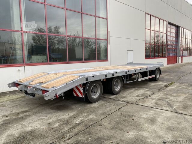 Нископроходен ремарке Möslein T 3-P9,2 OR  3 Achs Tieflader gerader Ladefläche 9 m, Neufahrzeug