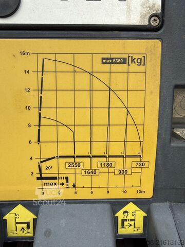 Truck mounted crane Mercedes-Benz Arocs 3251 - Kran - Abrollkipper - 8x4