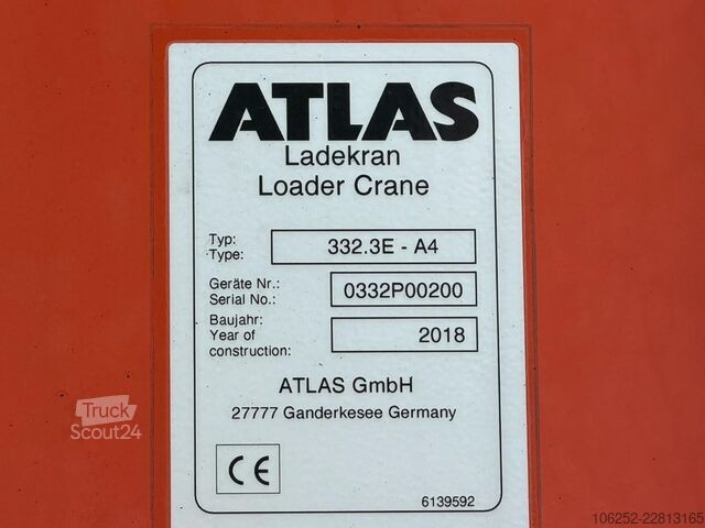 Kamion sa kranom MAN TGS 35.420 8x4 + CRANE ATLAS 332 (4x) - RADIO -...