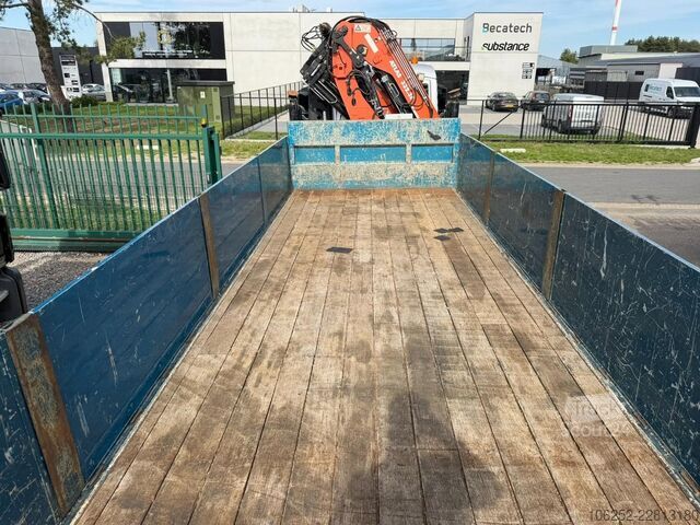 Plateforme de chargement ouverte MAN TGS 35.420 8x4 (8m!) PRITSCHE + KRAN ATLAS 332 ...