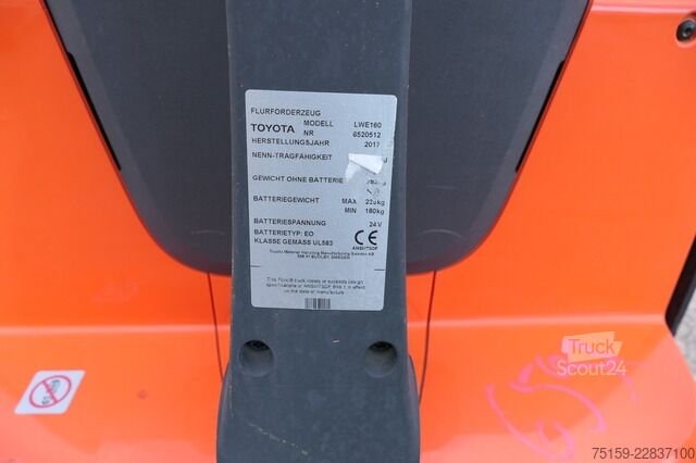 Carretilla elevadora baja bt LWE 160