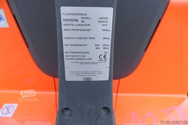 Carretilla elevadora baja bt LWE 160 Batterie 17/2026