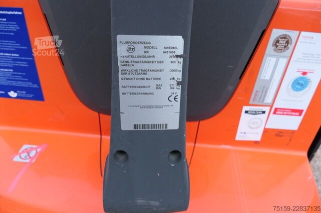 Carretilla elevadora bt SWE 080L Batterie 26/2024