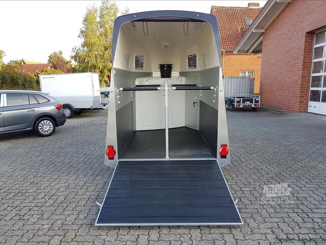 Paardentransportaanhanger Humbaur Pferdeanhänger Equitos Alu Plus Black 2400 2,4t...