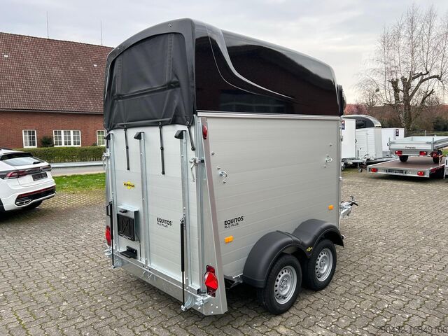 Paardentransportaanhanger Humbaur Pferdeanhänger Equitos Alu Plus Black 2000 2,0t...