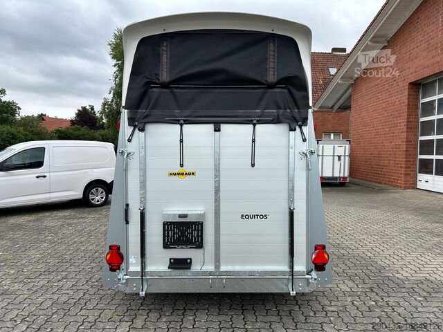 Paardentransportaanhanger Humbaur Pferdeanhänger Equitos Alu Plus Black 2400 2,4t...