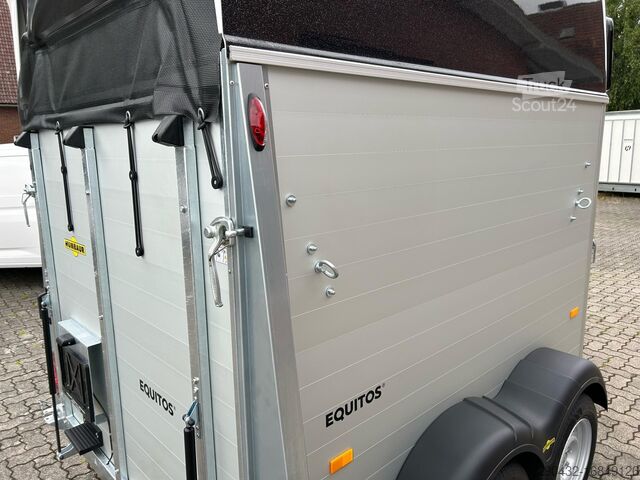 Paardentransportaanhanger Humbaur Pferdeanhänger Equitos Alu Plus Black 2400 2,4t...