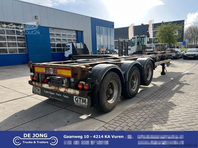 Transport de conteneurs Van Hool 3B0077 / 2x Extendable / Lift Axle