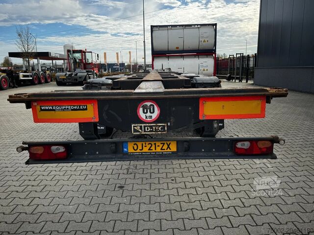 Přeprava kontejnerů D-TEC FT-43-03V 45FT High Cube MULTI / BPW + DRUM / L...