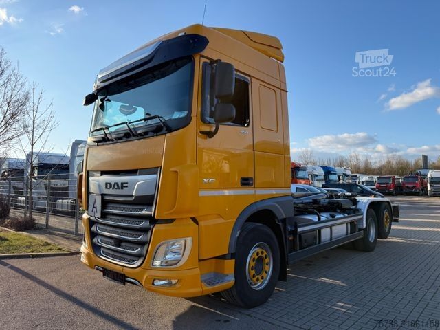 Hákový nosič kontejnerů DAF XF 480 Abrollkipper Meiller/LENKRACHSE/Intarder