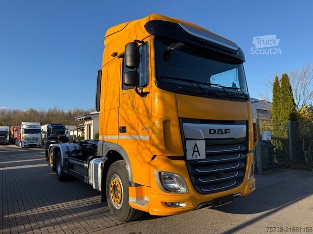 Hákový nosič kontejnerů DAF XF 480 Abrollkipper Meiller/LENKRACHSE/Intarder