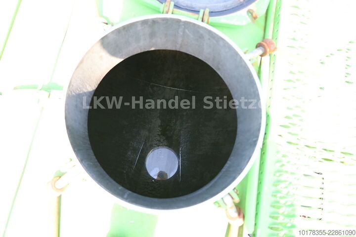 Semi-remorque citerne  Kutschke TAH 10,0/15 Saug-u.Druck 10m³, Edelst.