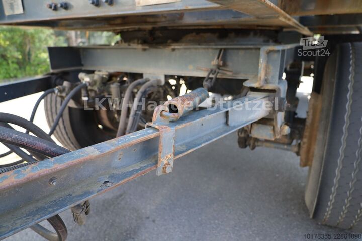Semi-remorque citerne  Kutschke TAH 10,0/15 Saug-u.Druck 10m³, Edelst.