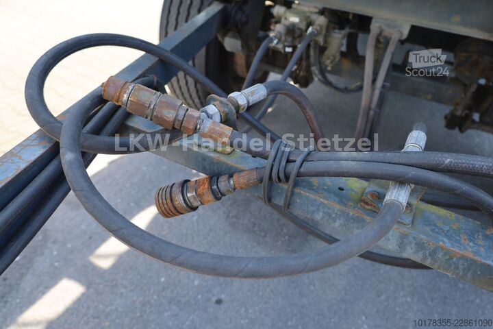 Semi-remorque citerne  Kutschke TAH 10,0/15 Saug-u.Druck 10m³, Edelst.