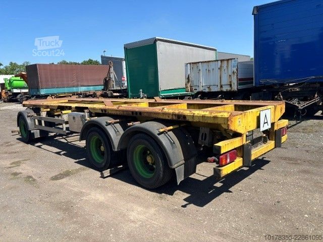 Рол-оф ремарке MEILLER HKM A24 ZL 4,8+1,3 Absetzcontaineranh. ABS, Dreh