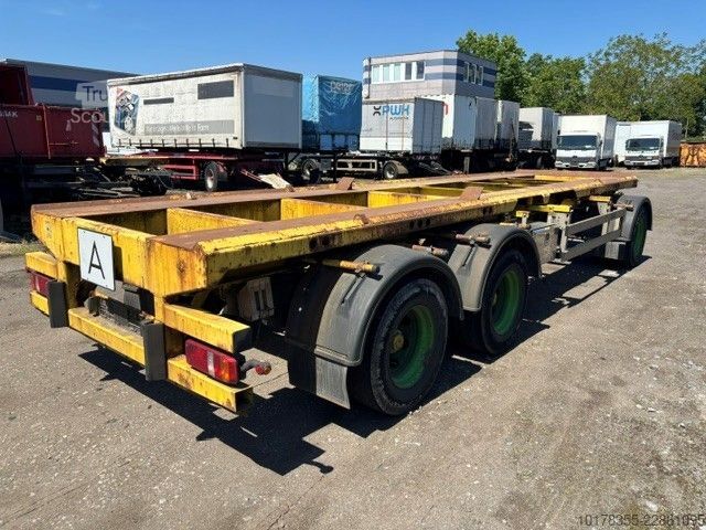 Рол-оф ремарке MEILLER HKM A24 ZL 4,8+1,3 Absetzcontaineranh. ABS, Dreh
