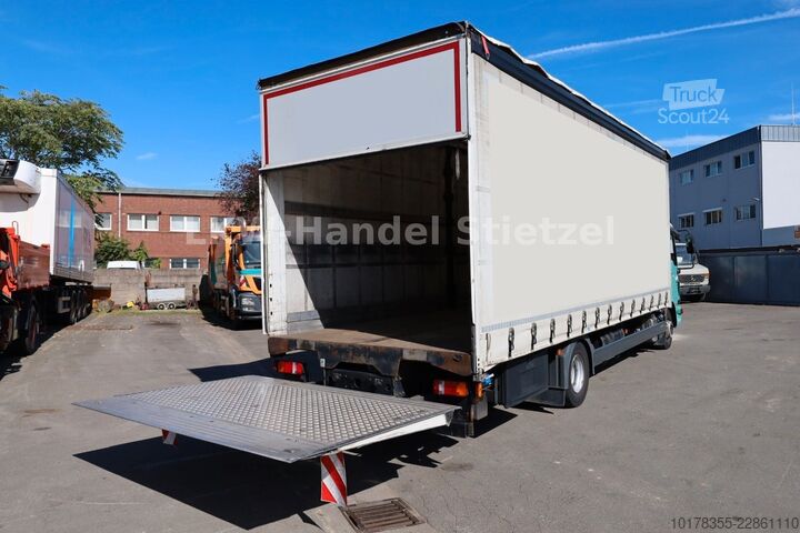 Tentinė platforma sunkvežimis MAN TGL 12.250 Pr. + Pl., Schiebeplane, Edscha,Klima